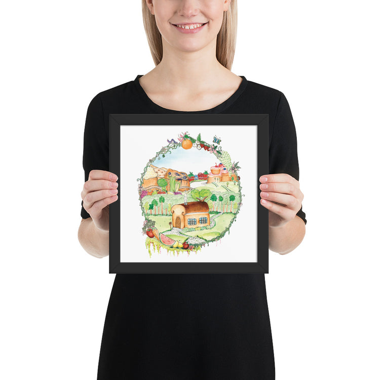 Frenchy Toast Exterior - Framed Art Print