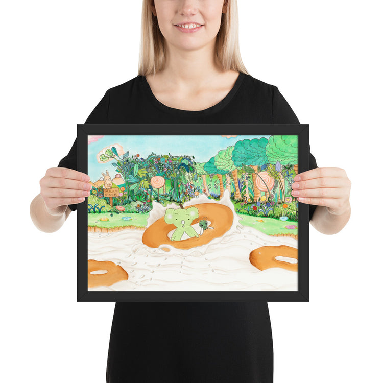 Milky River - Framed Art Print