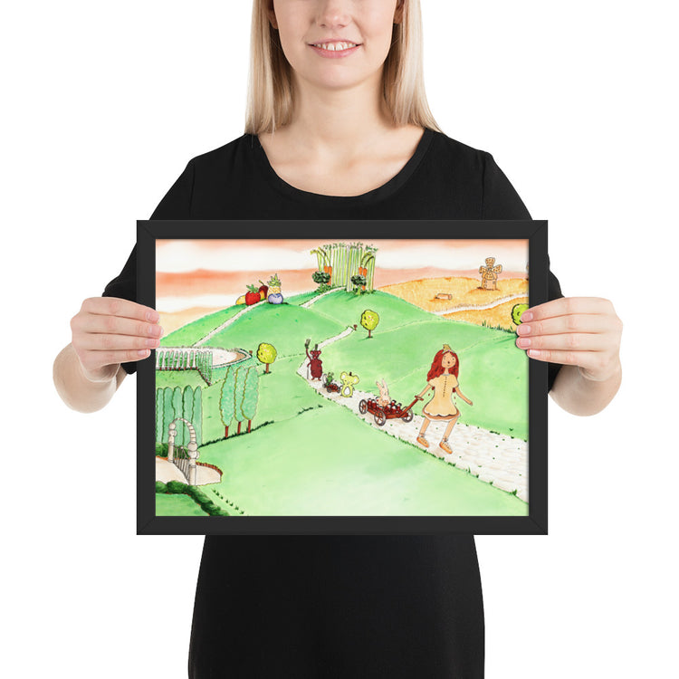 Wagon Friends - Framed Art Print