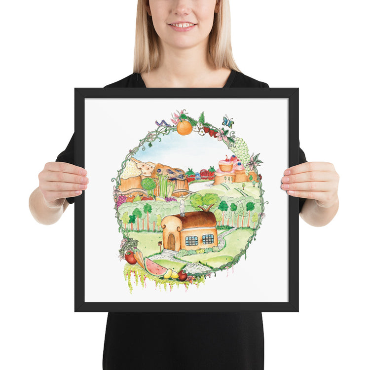 Frenchy Toast Exterior - Framed Art Print