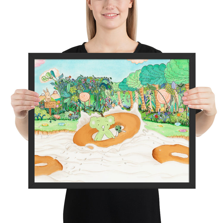 Milky River - Framed Art Print