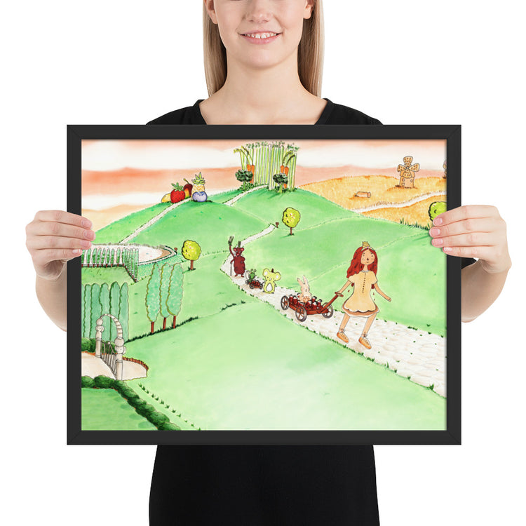 Wagon Friends - Framed Art Print