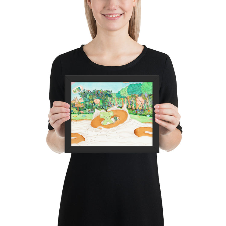 Milky River - Framed Art Print