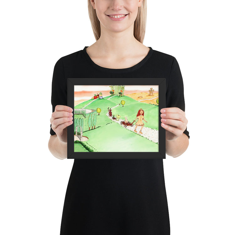 Wagon Friends - Framed Art Print