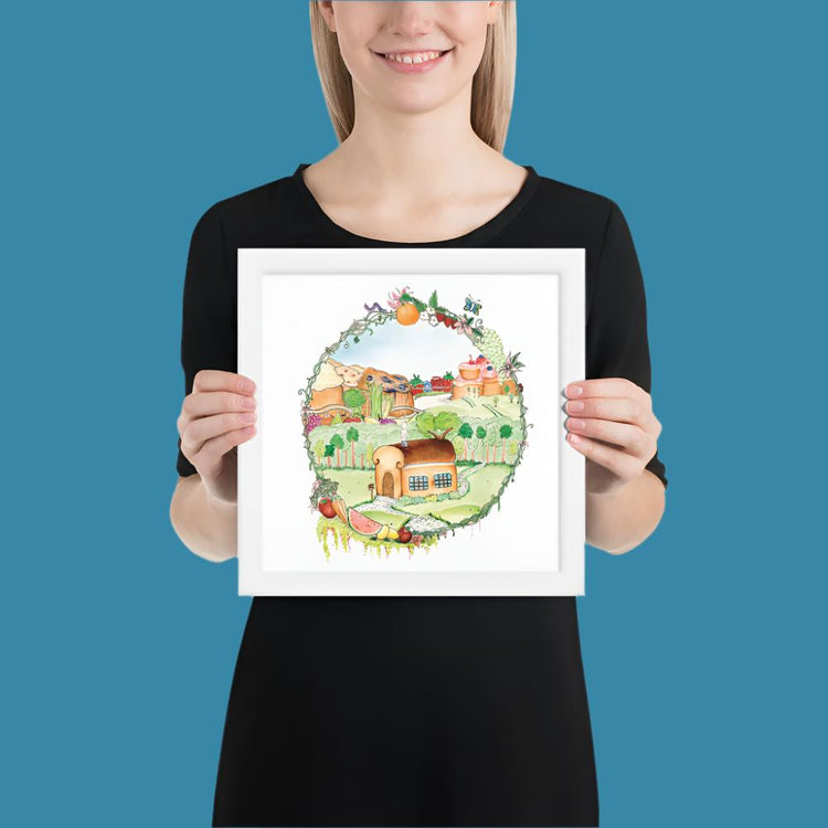 Frenchy Toast Exterior - Framed Art Print