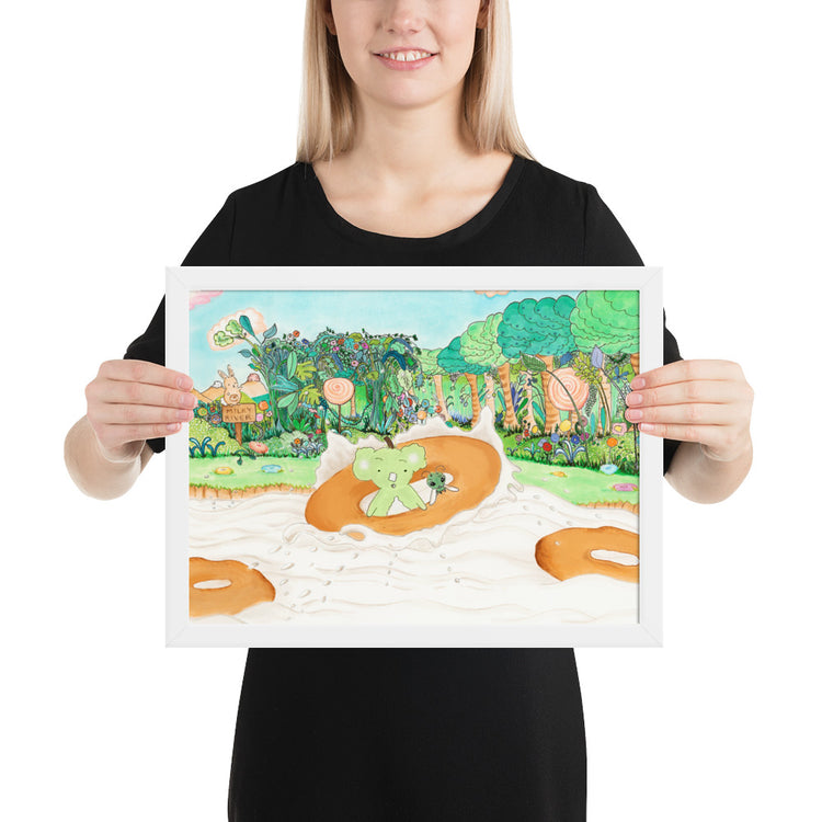 Milky River - Framed Art Print
