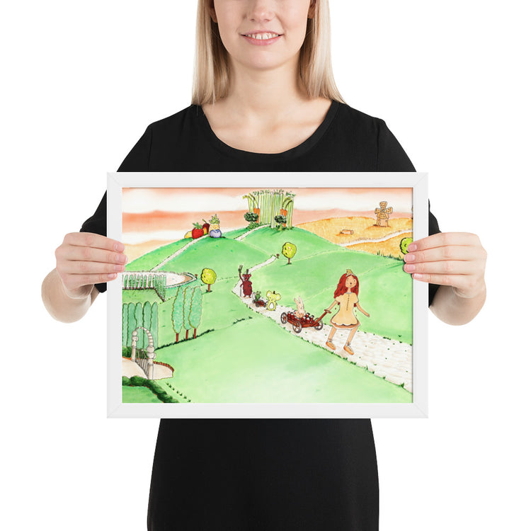 Wagon Friends - Framed Art Print