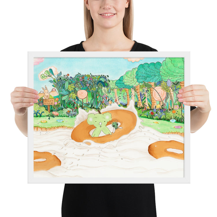 Milky River - Framed Art Print