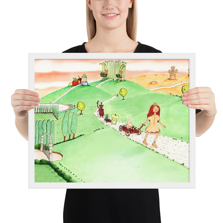 Wagon Friends - Framed Art Print
