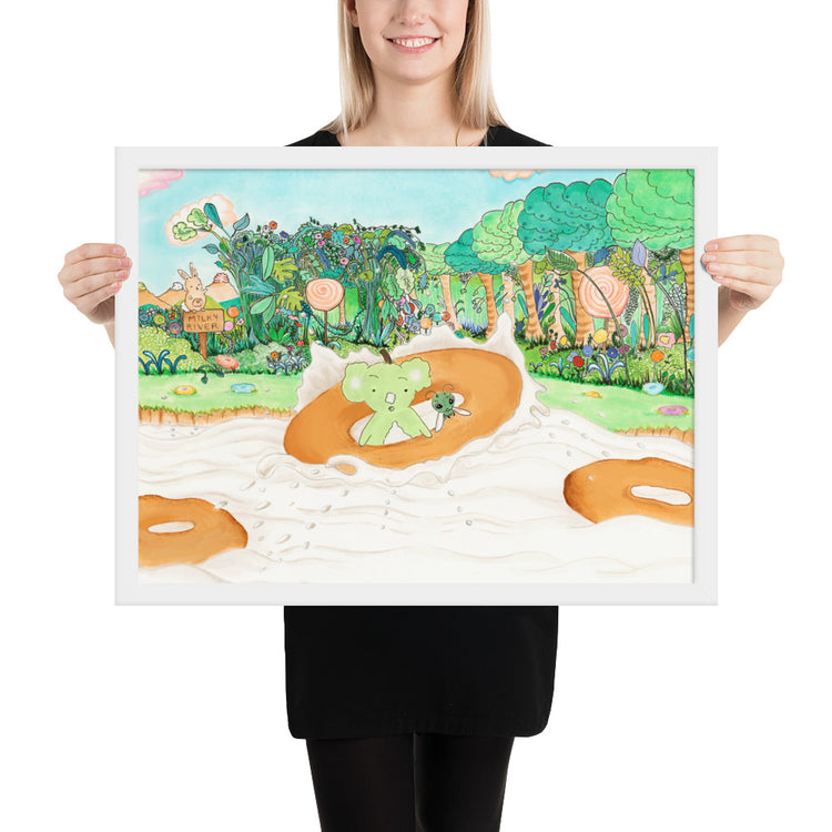 Milky River - Framed Art Print