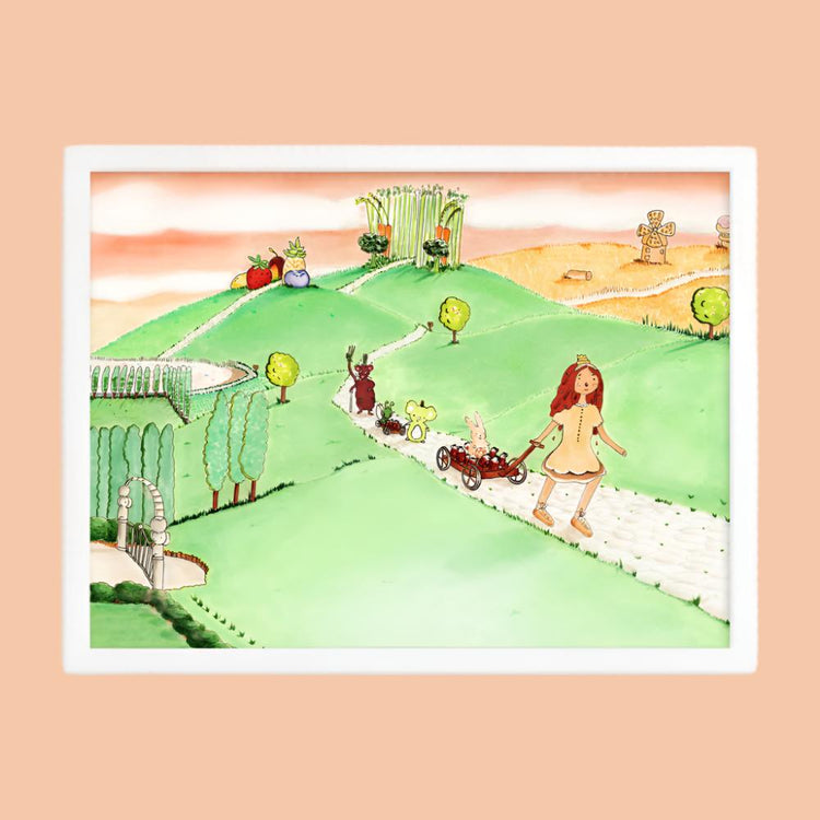 Wagon Friends - Framed Art Print