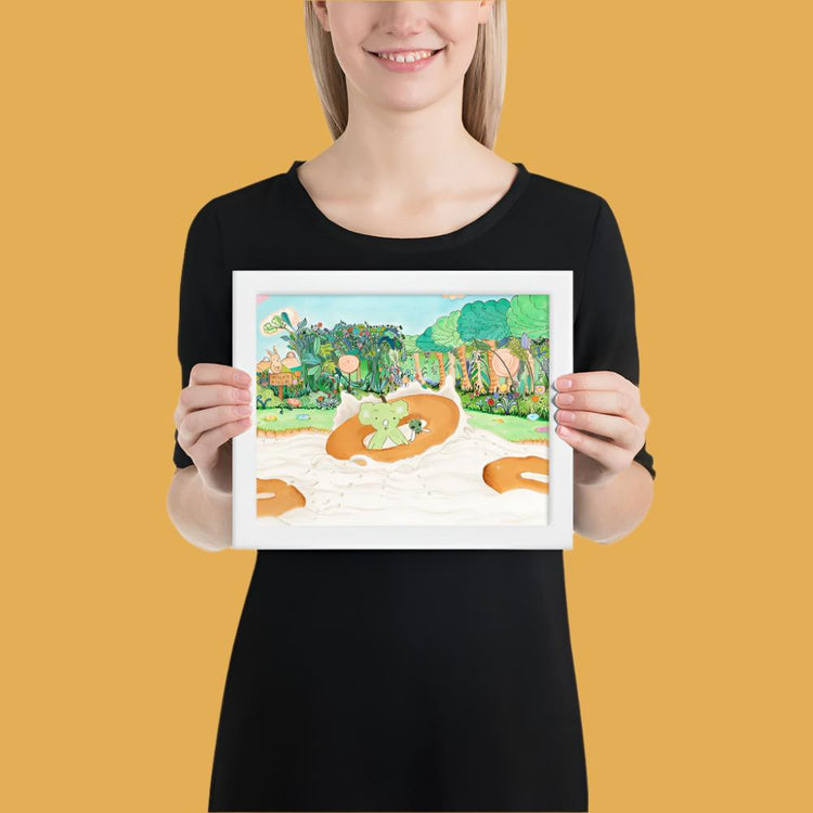 Milky River - Framed Art Print