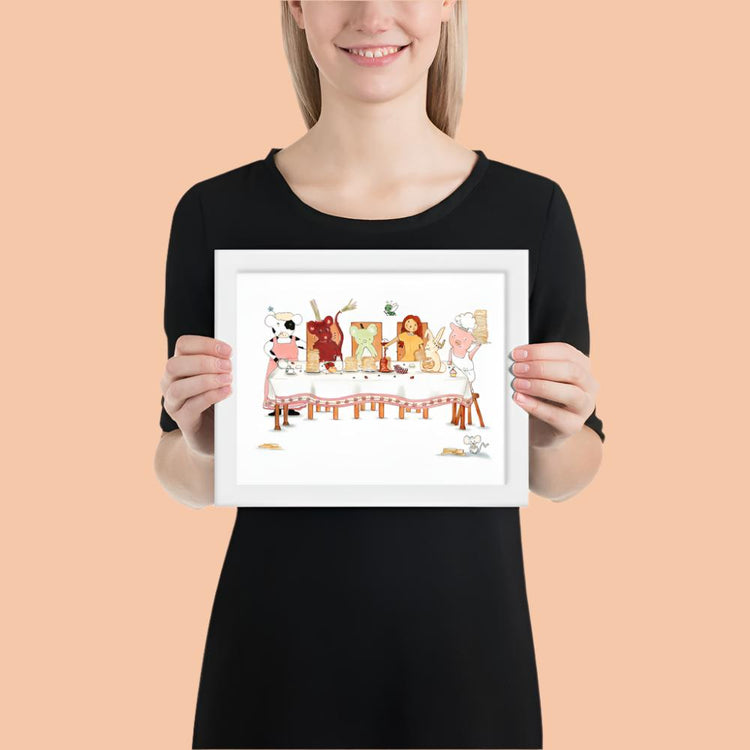 Last Supper - Framed Art Print