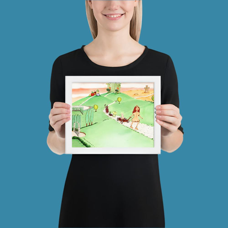Wagon Friends - Framed Art Print