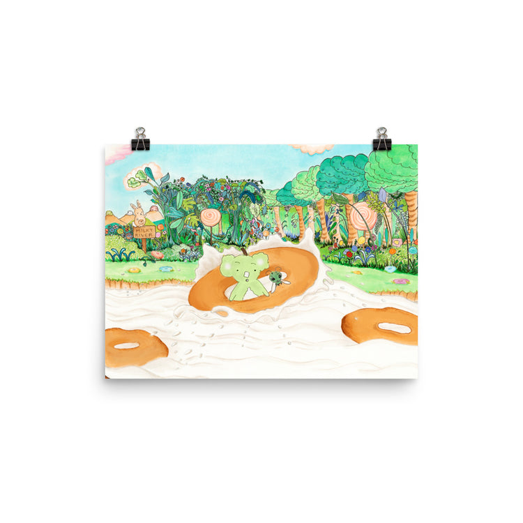 Milky River - Art Print