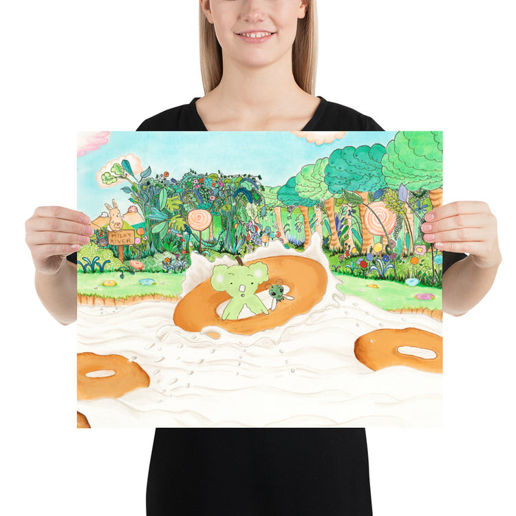 Milky River - Art Print