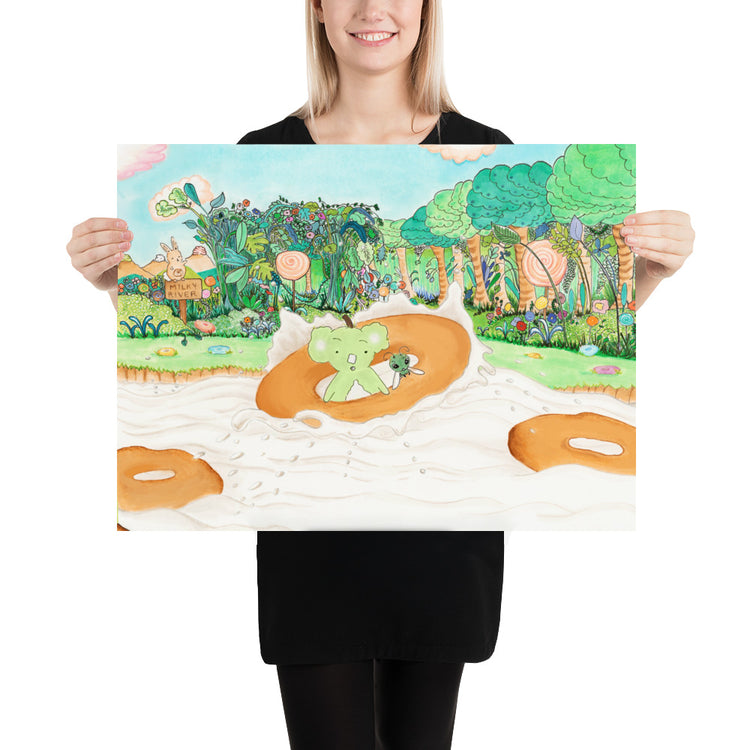 Milky River - Art Print