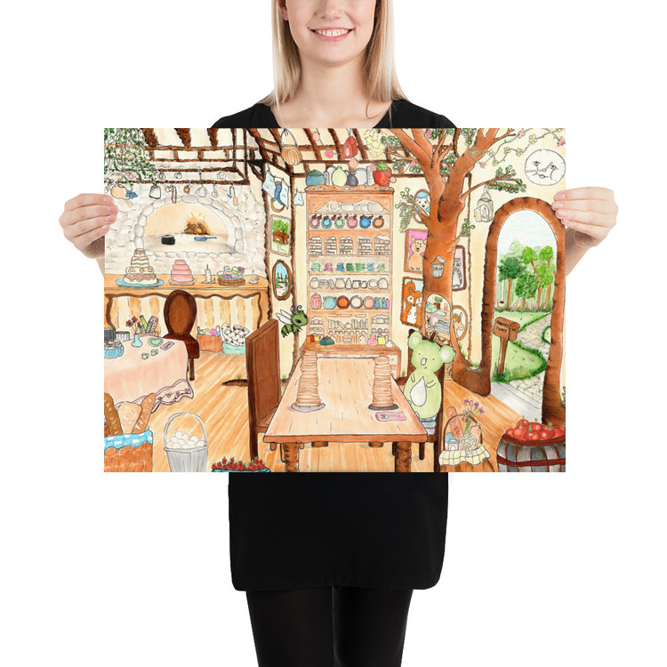 Frenchy Toast Interior - Art Print