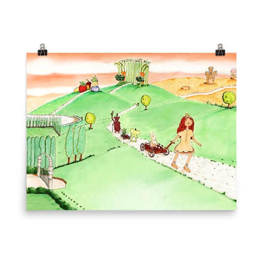 Wagon Friends - Art Print