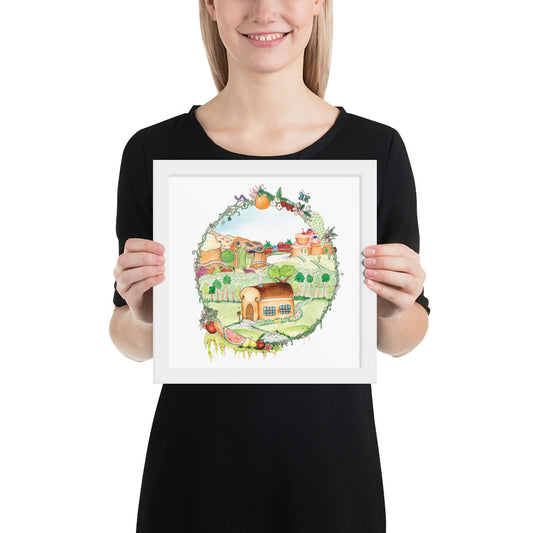 Frenchy Toast Exterior - Framed Art Print