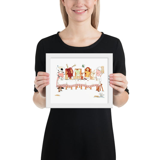 Last Supper - Framed Art Print