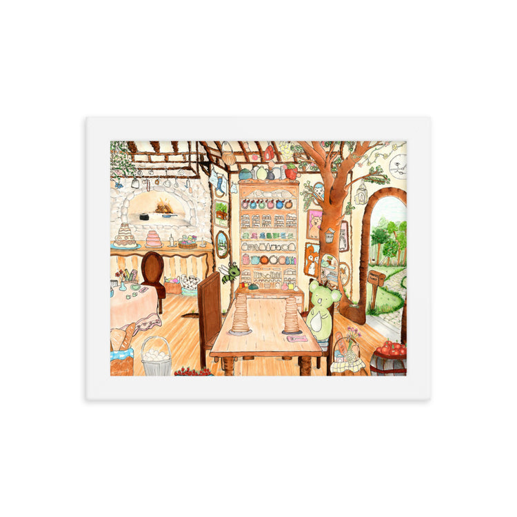 Frenchy Toast Interior - Framed Art Print